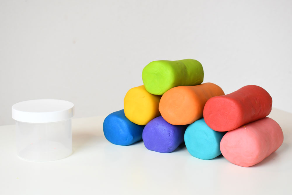 best-homemade-playdough-recipe-bright-colors